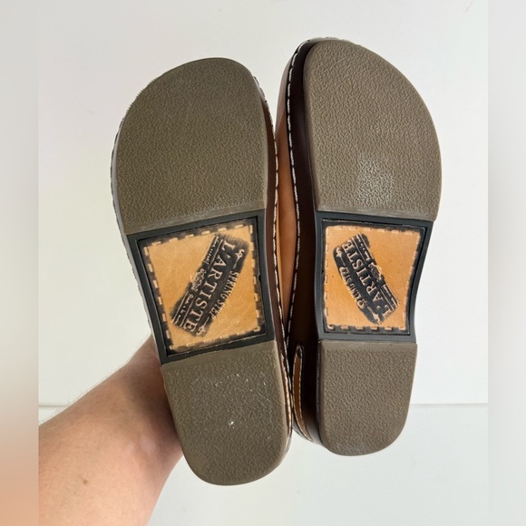 L'ARTISTE Natural leather BURBANK clogs size 36/5.5-6US - Picture 7 of 9